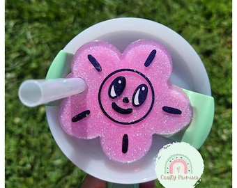 ビチョタ シーズンカップトッパー、同僚のためのカロルGフラワータンブラーアクセサリー、看護師の親友へのクリスマスプレゼントに最適、タンブラートッパー