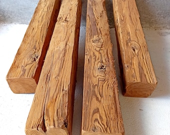 Reclaimed wood beams wooden beams decorative wood hand chopped beams
