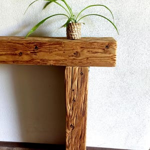 Console, sideboard, reclaimed wood, chest of drawers, wooden table, beam table, hallway table, bar table, country style