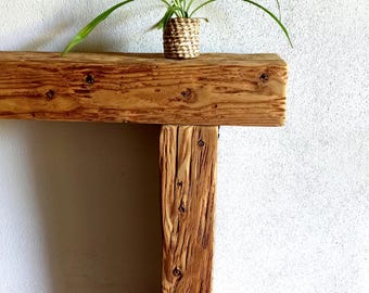 Console, sideboard, reclaimed wood, chest of drawers, wooden table, beam table, hallway table, bar table, country style
