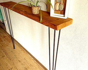 Console table, side table, chest of drawers, sideboard, hallway table, console table, reclaimed wood, hand-hewn