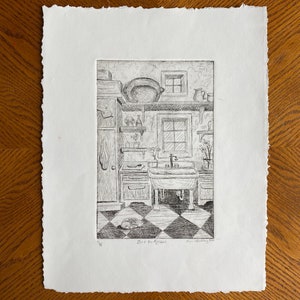 Cat in the Kitchen | 11x14 inch | original screen print | limited edition