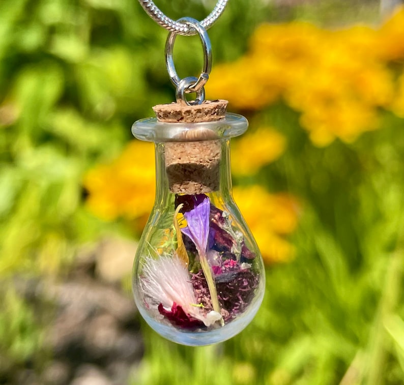 Light Bulb Terrarium Necklace Etsy
