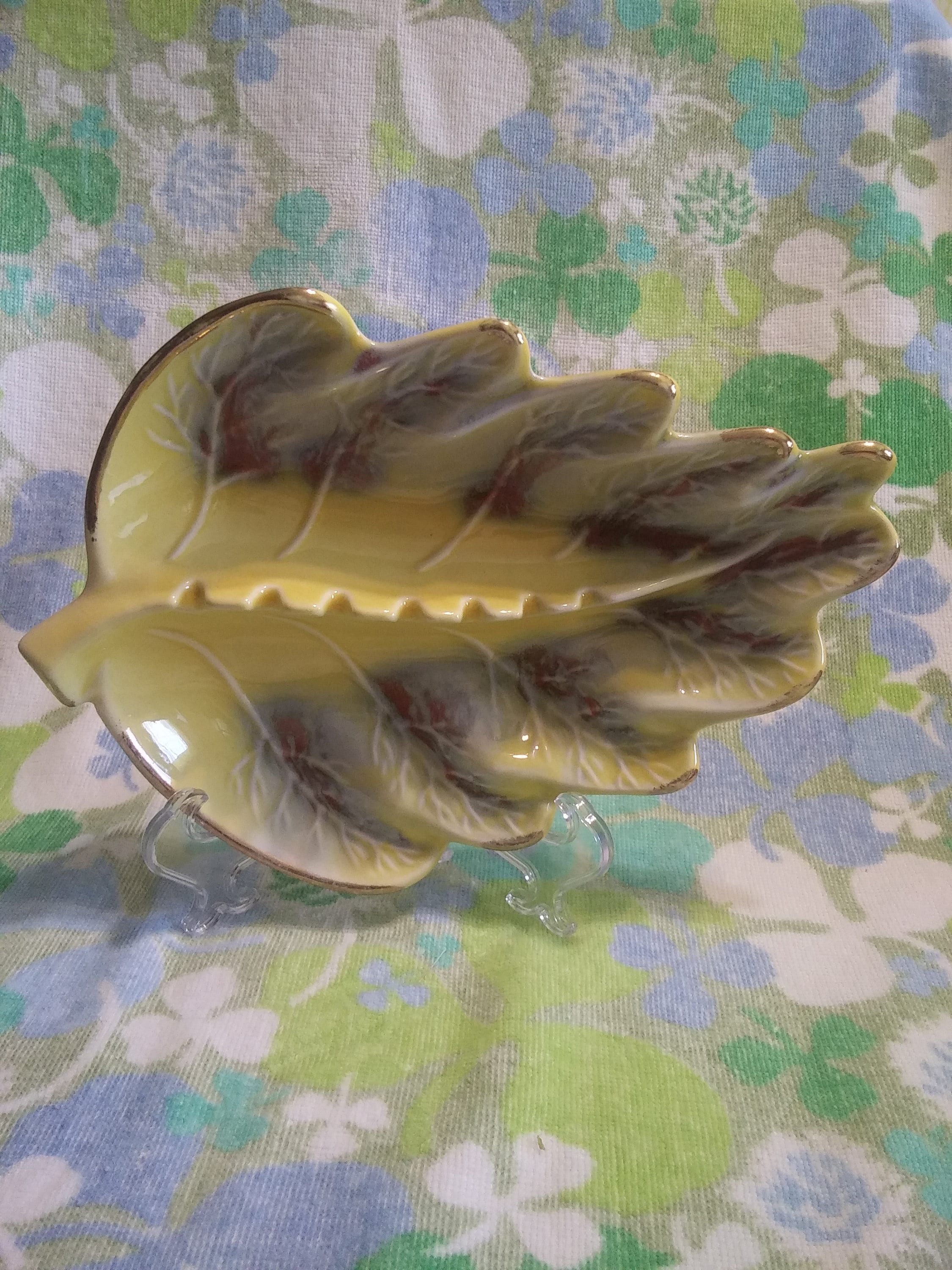 Vintage California Pottery 811 Leaf Ashtray - Etsy