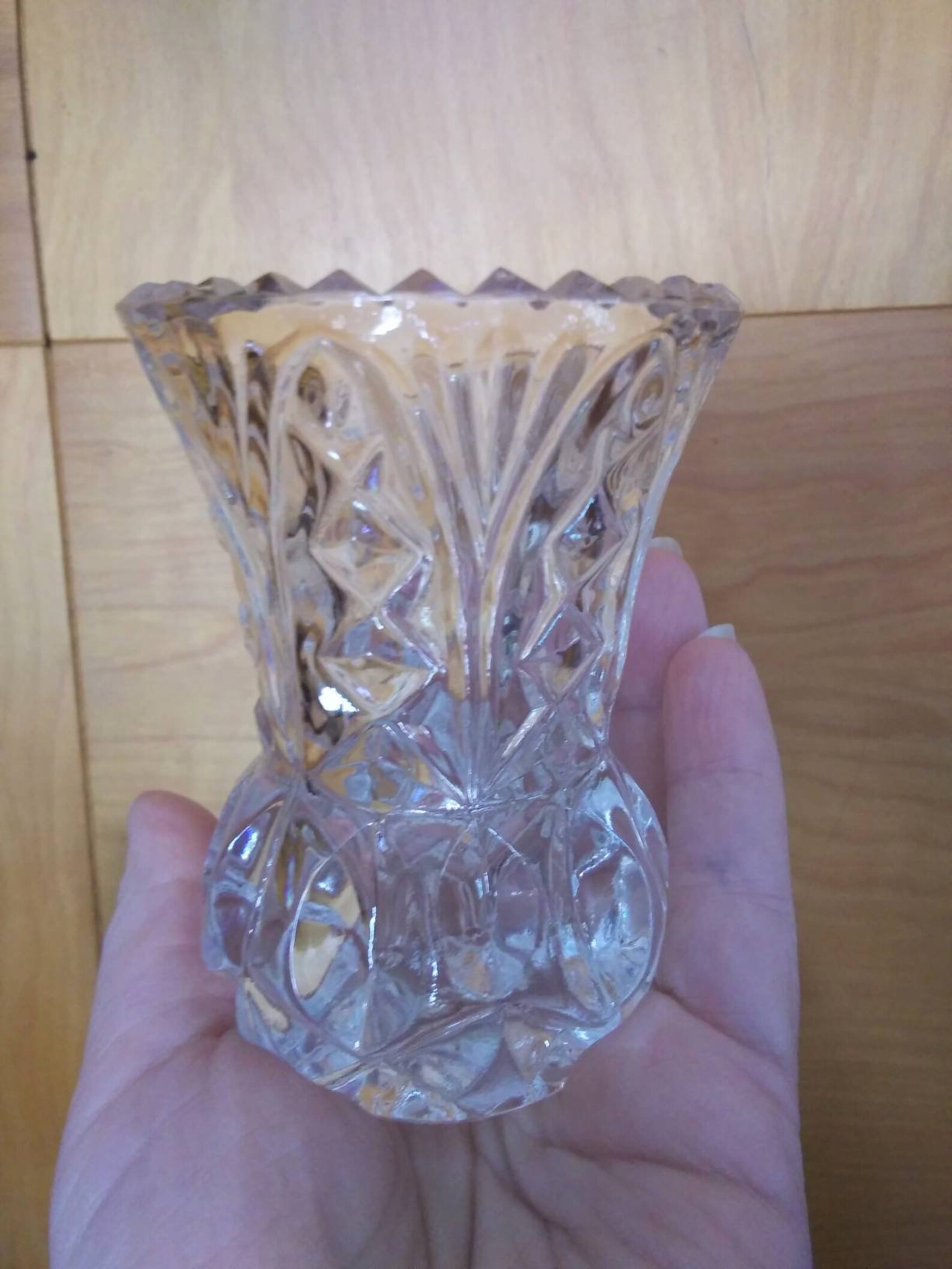 Vintage Leaded Crystal Vase Zajecar Made in Yugoslavia Etsy