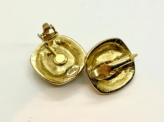 Rare Garnet Colored Ruby Red Choker Necklace sign… - image 6