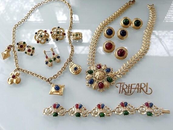 RARE Crown TRIFARI Alfred Philippe Designer Signed Je… - Gem