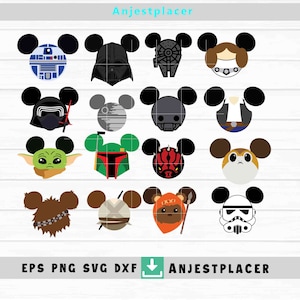 Personagens Svg, Pacote, Filme Svg, Arquivo Cricut, Clipart, Svg, Png, Eps, Dxf