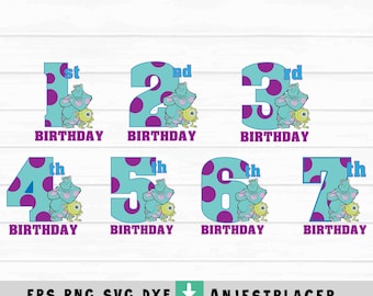 Bundle Birthday Svg,  Birthday svg, Cricut File, Clipart, Svg, Png, Eps, Dxf