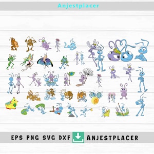Bundle, Cartoon svg, Cricut File, Clipart, Svg, Png, Eps, dxf