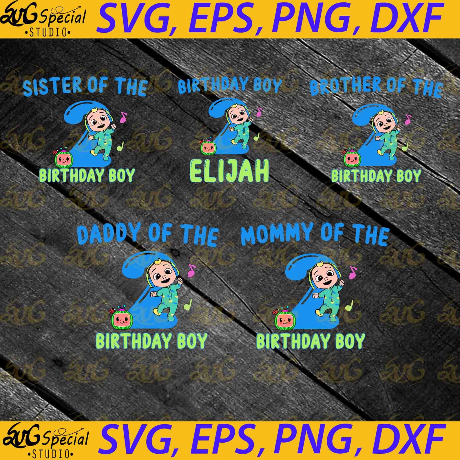 Free Free 348 Cocomelon Family Birthday Svg SVG PNG EPS DXF File