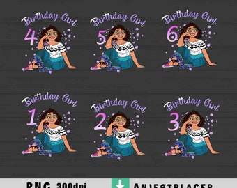 Bundle Birthday Png, Birthday Girl Png, Bundle, Png Images Digital 300dpi