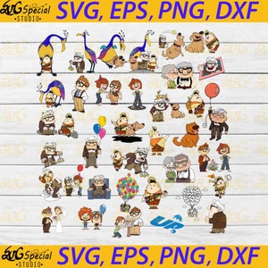 Bundle, Cartoon Svg, Cricut File, Clipart, Svg, Png, Eps, Dxf
