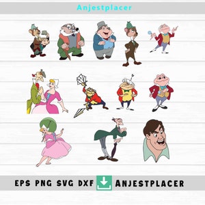 Cartoon Svg, Bundle, Cricut File, Clipart, Svg, Png, Eps, Dxf