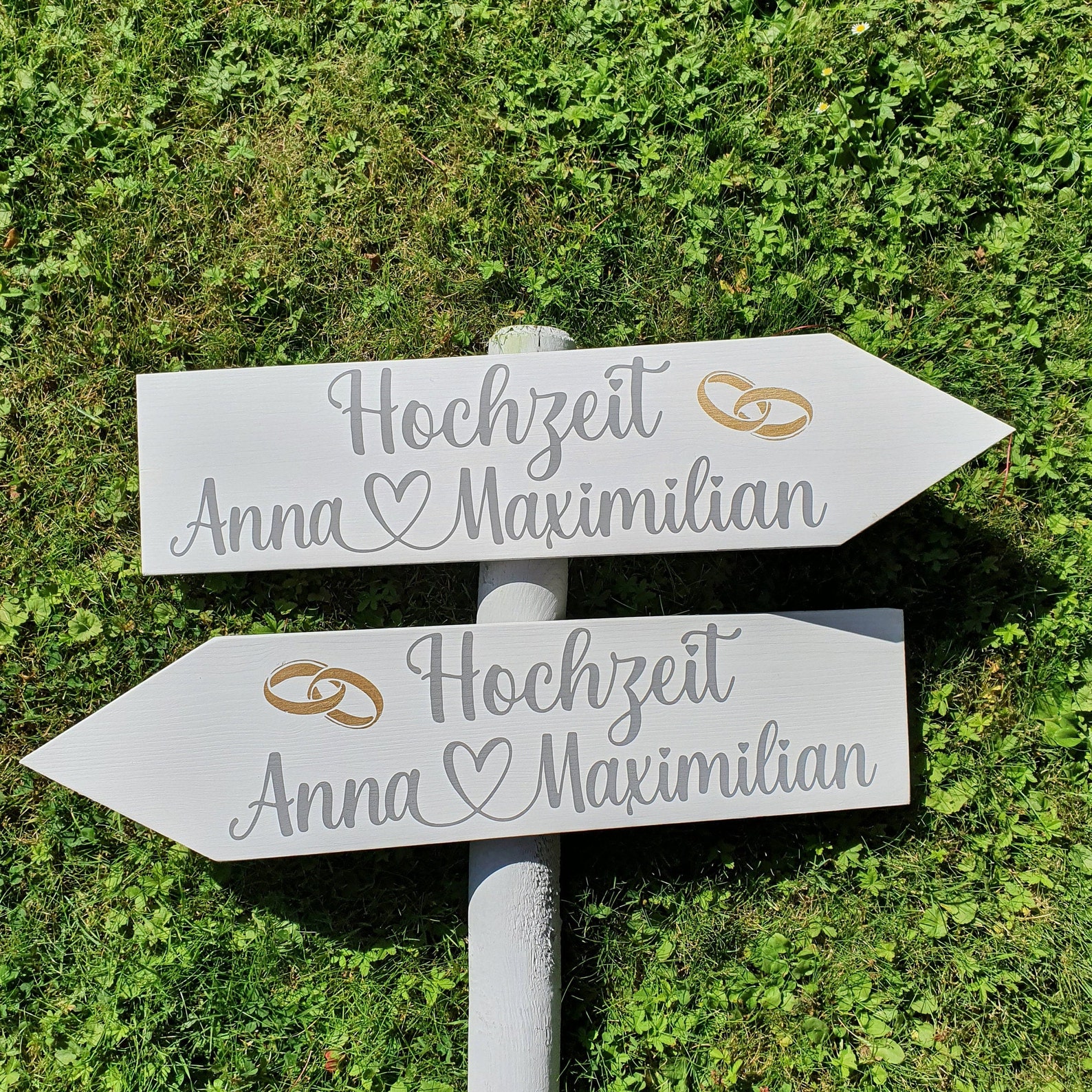 Wegweiser Hochzeit individuell gestaltbar. Etsy.de