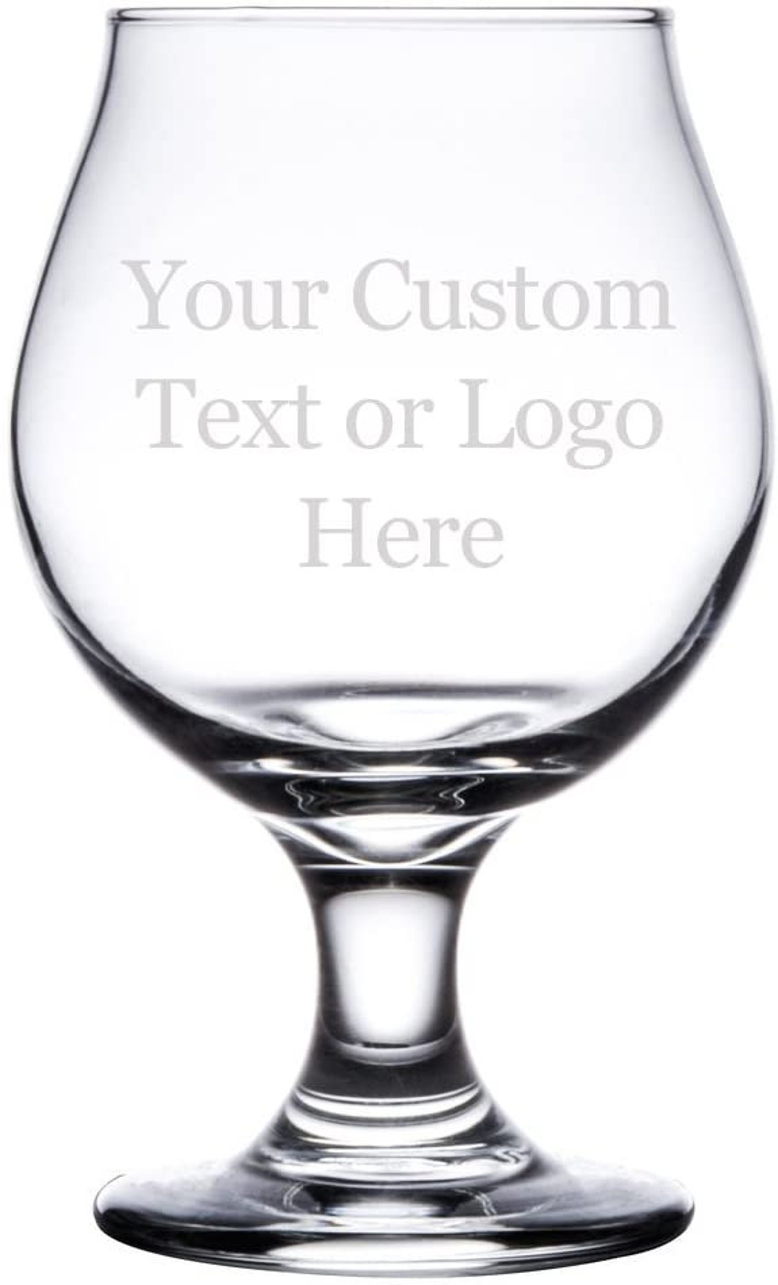 Custom DIY Personalized Beer Tulip Glass 16 Oz Belgian Style Etsy