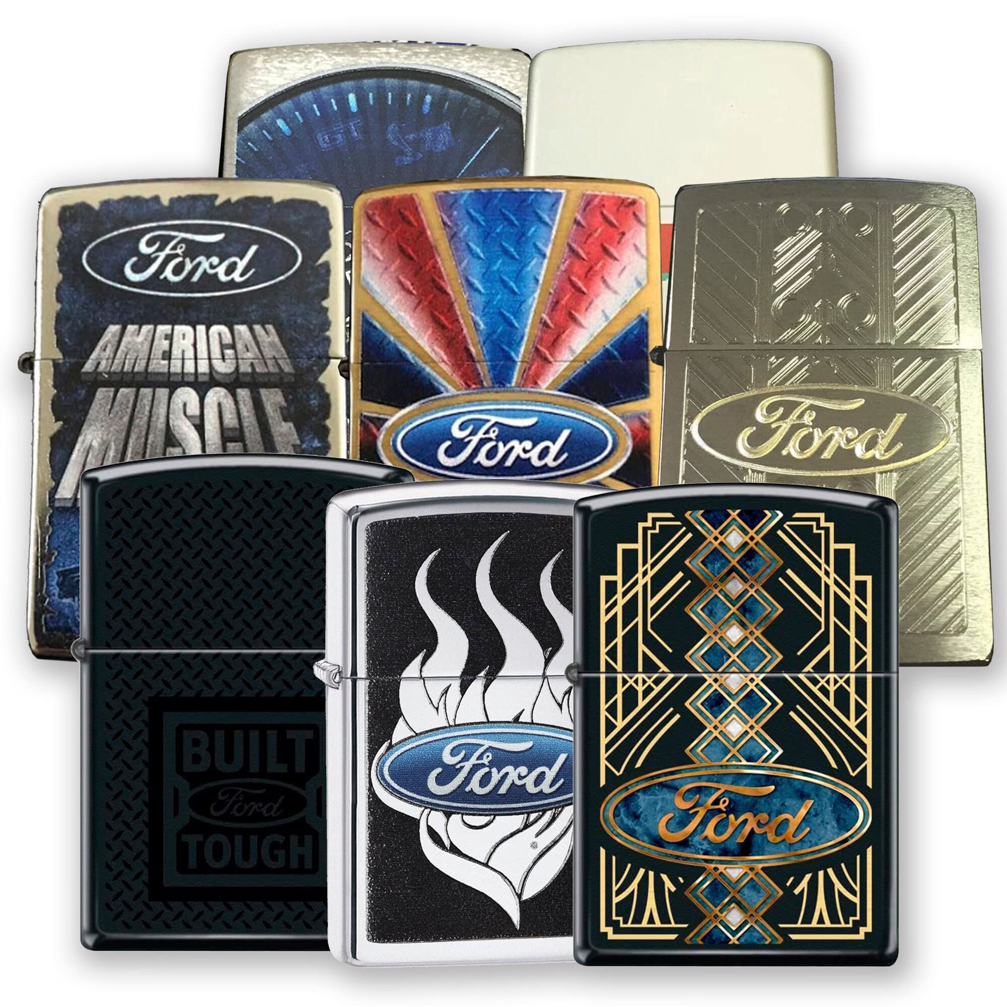 Buy Windproof Zippo Lighter Ford Designs Online in India - Etsy