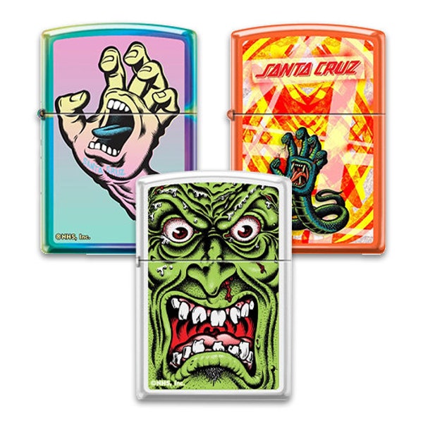 Windproof Zippo Lighters - Santa Cruz Designs