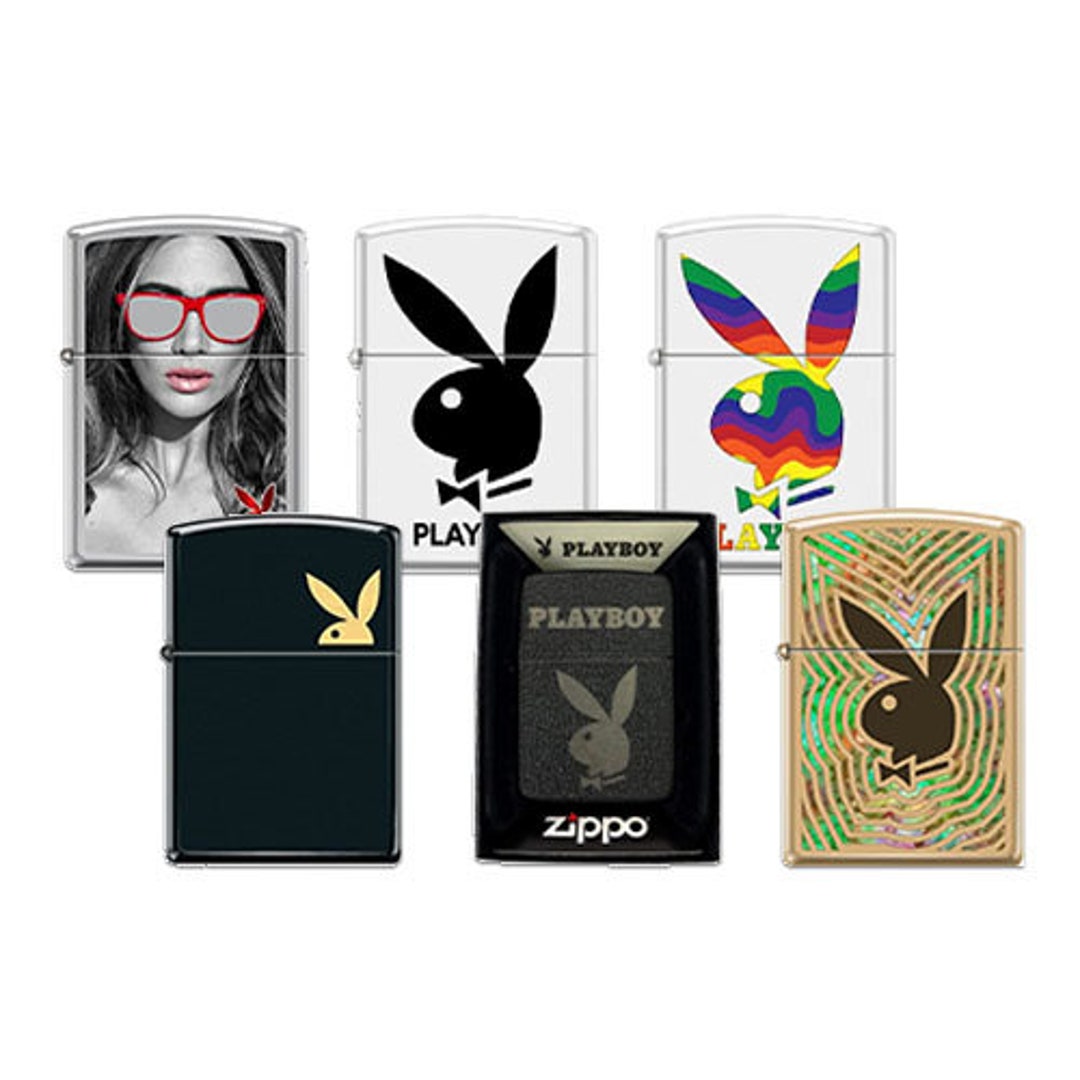 Windproof Zippo Lighters Playboy Designs Etsy