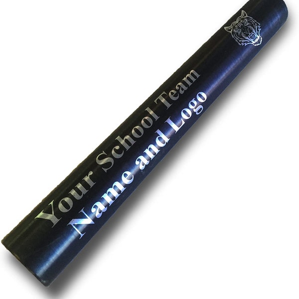 Custom Aluminum Track and Field Relay Baton Personalized Gift for Him Her Boys Girls Them Men Women  Your Team Name and Logo Engraved
