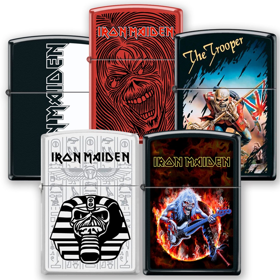 Iron Maiden Zippo Lighters Etsy