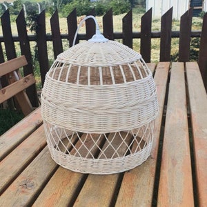 Rattan Lampshade, Perfect for Nursery Room, Handmade in the UK
