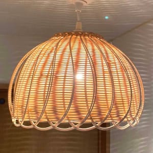 Rattan Lampshade, Perfect for Nursery Room, Handmade in the UK