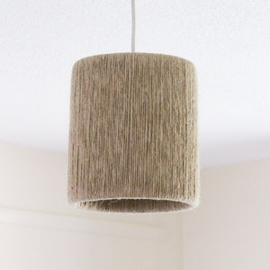 Handmade Jute Lampshade | Nursery Room| Light| Decoraton|Rope| Yarn| Jute rope|