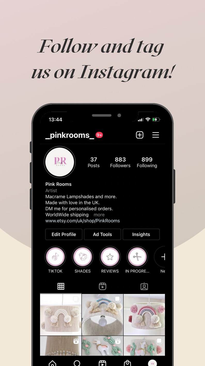 Large Macrame Easyfit Shade Ivory Macrame Rope - Etsy