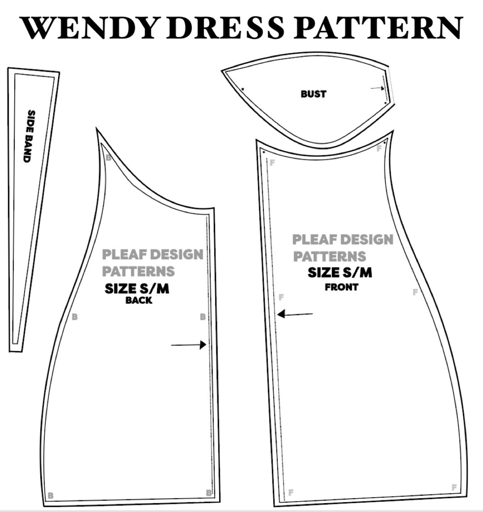 Sewing pattern / Digital sewing pattern // Instant download Etsy