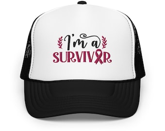 Breast Cancer Awareness Foam trucker hat Breast Cancer Awareness Dad Cap | Breast Cancer Awareness Gift for Mom | Support Breast Cancer