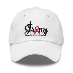 Breast Cancer Awareness Dad Cap | Breast Cancer Awareness Hat | Support Breast Cancer Awareness Cap | Fight against Breast Cancer Hat
