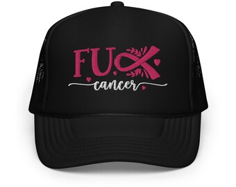 Breast Cancer Awareness Foam trucker hat Breast Cancer Awareness Dad Cap | Breast Cancer Awareness Gift for Mom | Support Breast Cancer