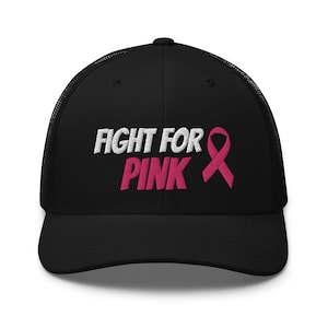Breast Cancer Awareness Trucker Cap | Breast Cancer Awareness Hat | Support Breast Cancer Awareness Cap | Fight against Breast Cancer Hat
