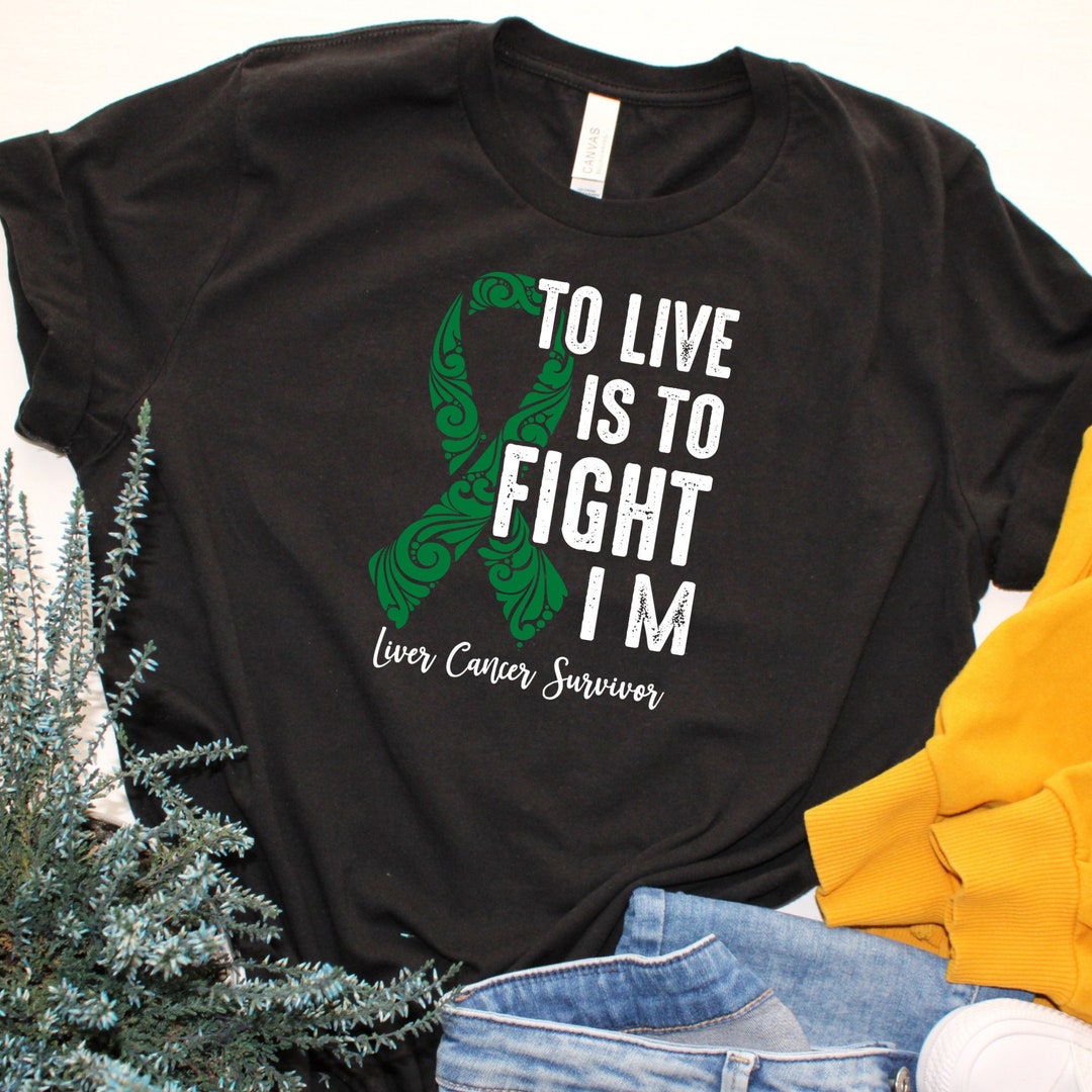 Liver Cancer Shirt | Liver Cancer Awareness | Support Liver Cancer - Etsy