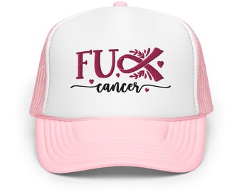 Breast Cancer Awareness Foam trucker hat Breast Cancer Awareness Dad Cap | Breast Cancer Awareness Gift for Mom | Support Breast Cancer