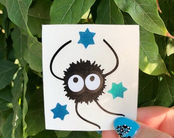 Soot Sprite Vinyl Decal, Anime Car Decal