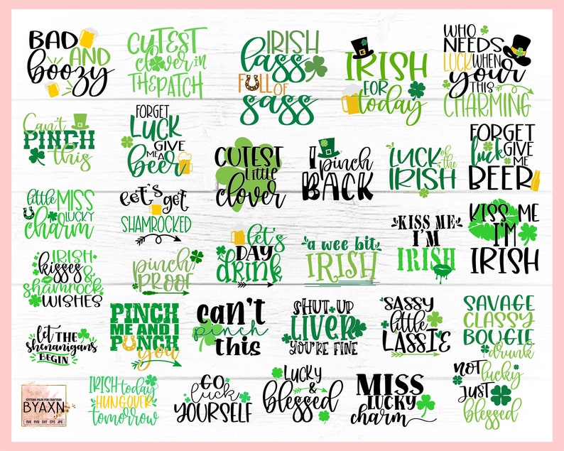 St Patrick/'s Day Bundle spring bundle St Pattys day svg spring Cut File St Patrick/'s Day Design Bundle St Patricks Day Svg designs