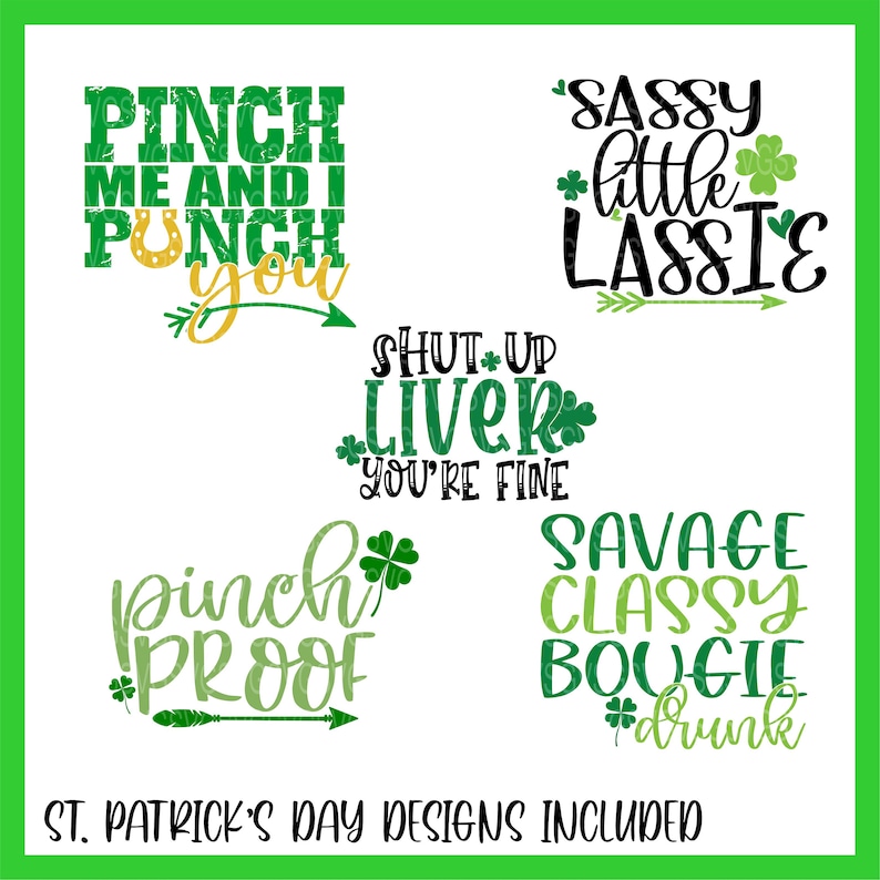 St Patrick/'s Day Bundle spring bundle St Pattys day svg spring Cut File St Patrick/'s Day Design Bundle St Patricks Day Svg designs