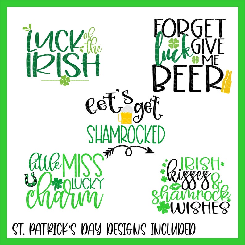 St Patrick/'s Day Bundle spring bundle St Pattys day svg spring Cut File St Patrick/'s Day Design Bundle St Patricks Day Svg designs