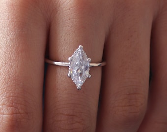 Sterling Silver Double Marquise Shape Ring DiamondJewelryNY Rings Sterling Silver Double Marquise Shape Ring DiamondJewelryNY Rings