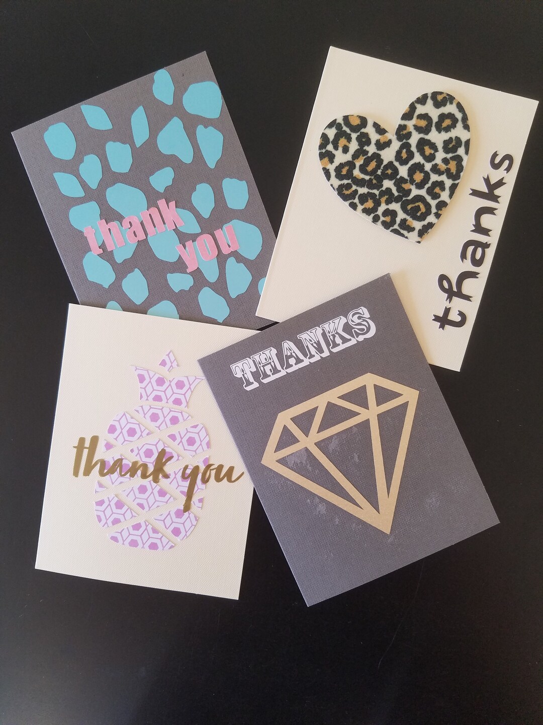 Thank You Note Card Set - Etsy