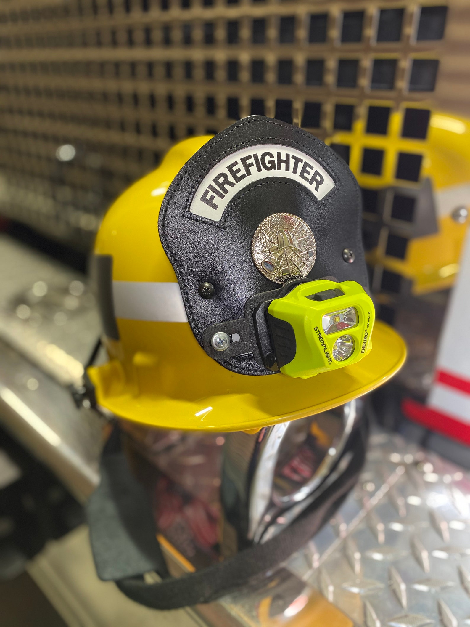 DANNICO Universal Headlamp Mount for Fire Helmets Etsy