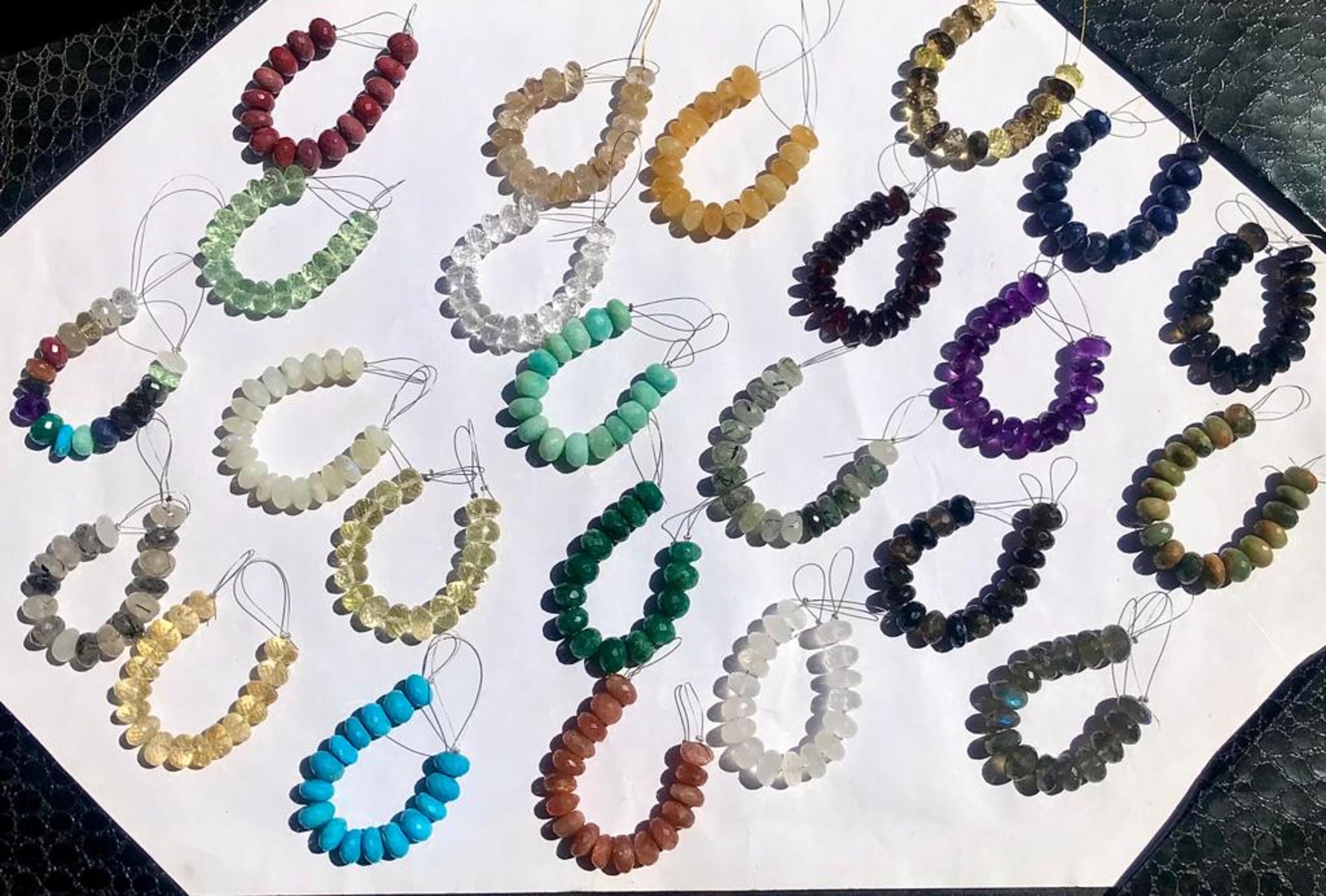 Natursteinperlen 6 Mm Aus Aquamarin – 65 Stück, Poliert & Glatt Für Schmuck Selbst Machen