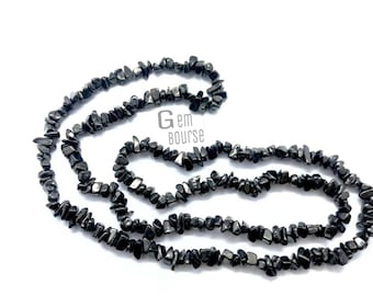 Rare Elite Shungite  Chips / Uncuts  Noble Shungite  AAA + Russian Noble Elite shungite  34 inches full strands Gift of All