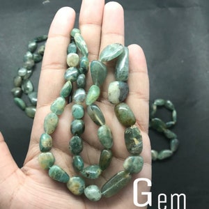 Grandidierite Plain Smooth Nugget Gemstone Beads, Grandidierite Nugget Shape Beads 18 Inches strands 6-12 x 8-16 mm Gradual