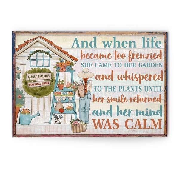 Und als das Leben zu rasend wurde Gartenposter/Leinwand | Etsy