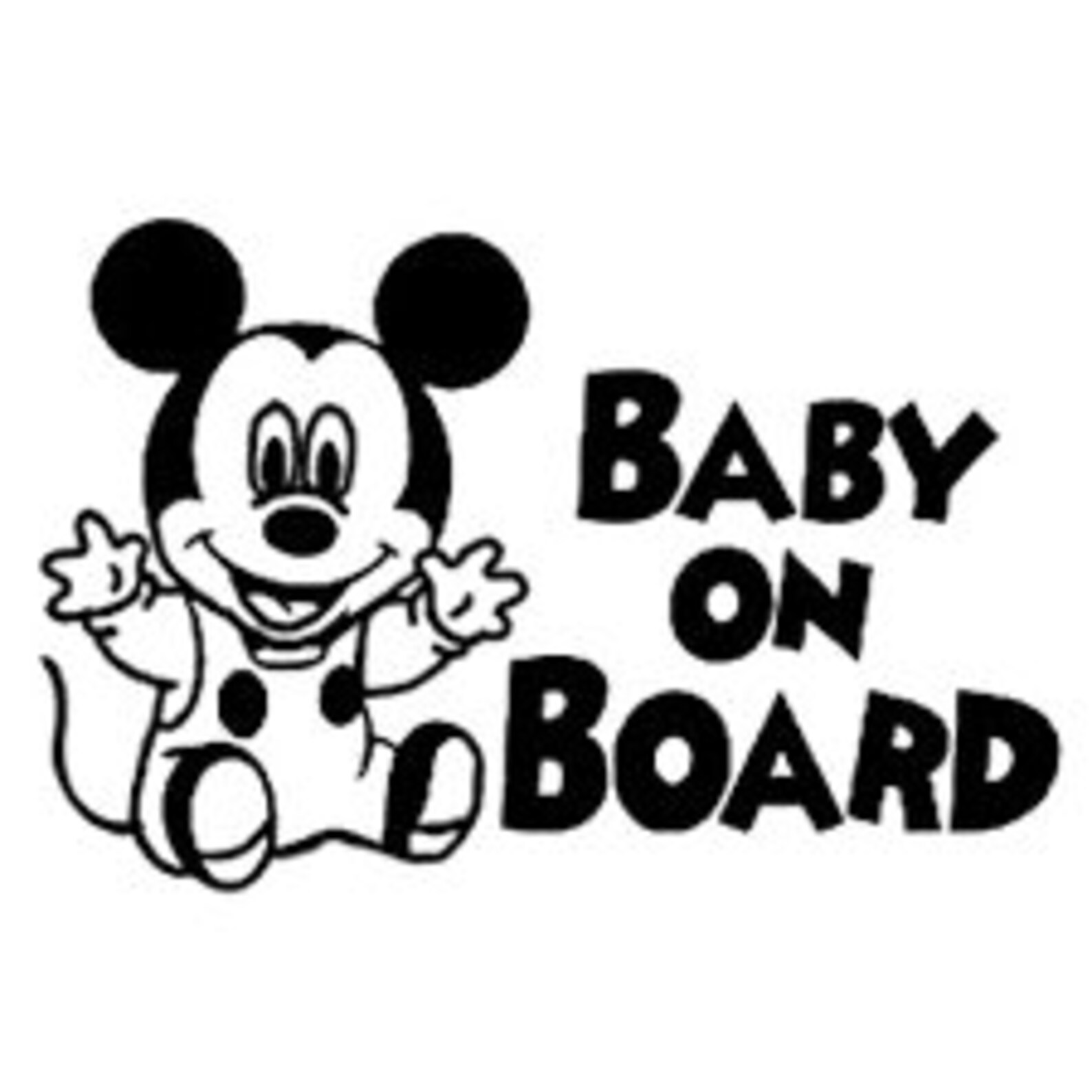 Baby on board car decal bumper sticker or fridge Etsy