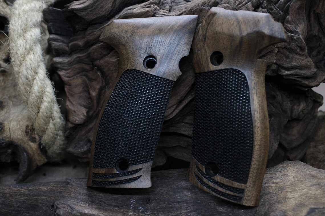 P226 Walnut Handgun Grips Pistolengriffe Etsy