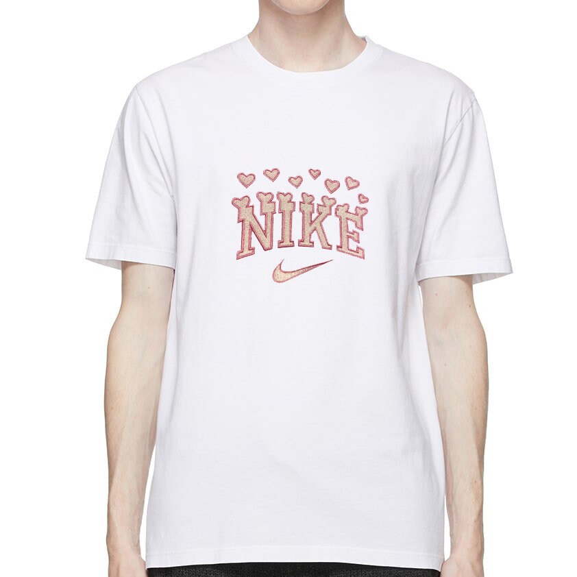 Nike Heart Embroidered Crewneck Inspired by Nike | Etsy